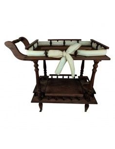 MESA CAMARERA CON RUEDAS 70x77