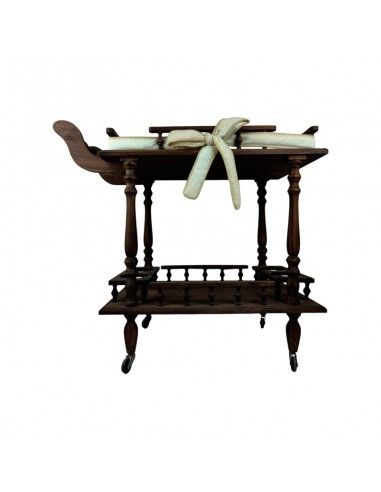 MESA CAMARERA CON RUEDAS 70x77