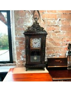 RELOJ DE SOBREMESA REPLICA ANTIGUO CON PENDULO 2