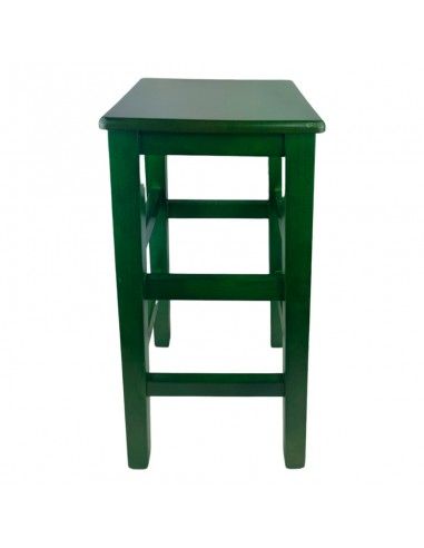TABURETE MADERA VERDE 76x38
