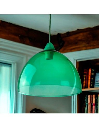COLGANTE VIDRIO VERDE