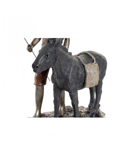 FIGURA HOMBRE CAMPESINO CON BURRO 31x25