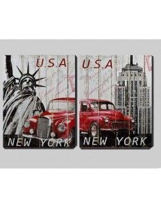 LAMINA NUEVA YORK SET DE DOS