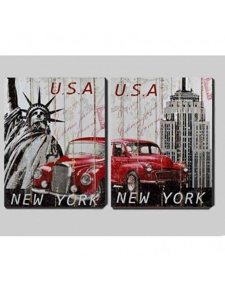 LAMINA NUEVA YORK SET DE DOS