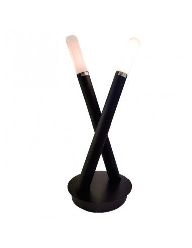 LAMPARA DE SOBREMESA NEGRO 41x18