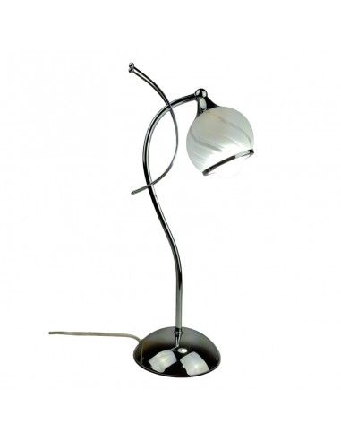 LAMPARA DE SOBREMESA CROMO 42x19