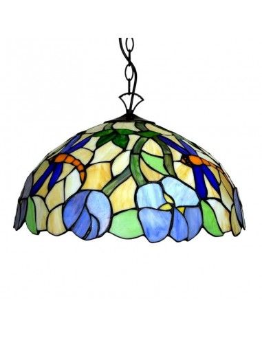 COLGANTE DE TECHO TIFFANY LIBELULA