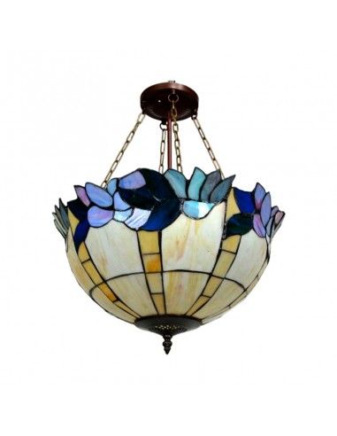 COLGANTE DE TECHO TIFFANY FLORAL