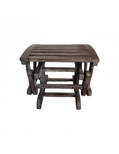 SILLON BALANCIN CON TABURETE