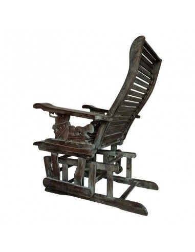 SILLON BALANCIN CON TABURETE