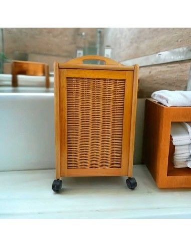 CESTO PARA LA ROPA MADERA 70x40