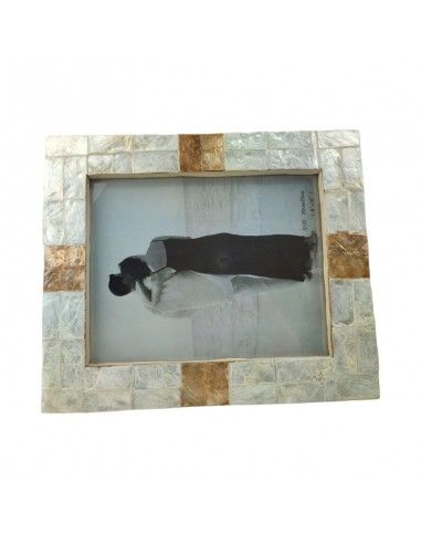 PORTAFOTO NACAR CREMA-AMBAR 15x20 20x25