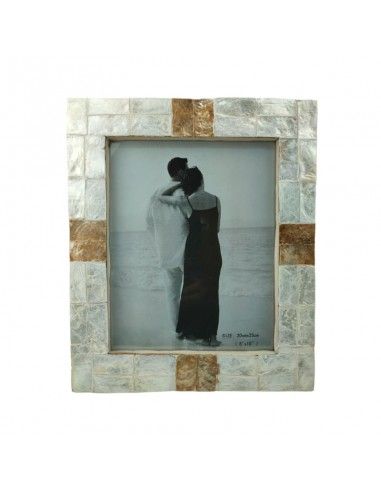 PORTAFOTO NACAR CREMA-AMBAR 15x20 20x25