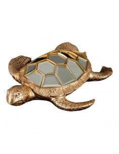 FIGURA TORTUGA DORADA 13x50