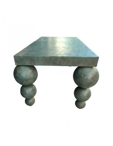 MESA BOLAS METAL GRIS 52x120