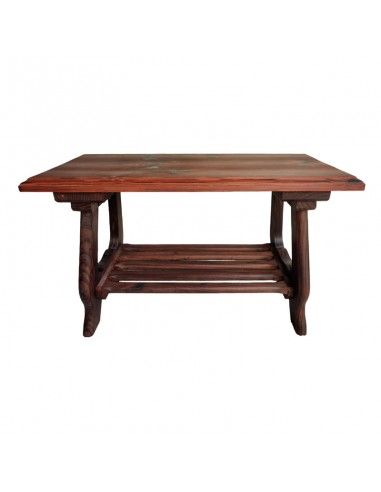 MESA AUXILIAR MADERA PINO ENCERADA 53x87