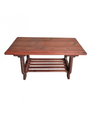 MESA AUXILIAR MADERA PINO ENCERADA 53x87