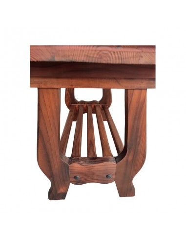MESA AUXILIAR MADERA PINO ENCERADA 53x87