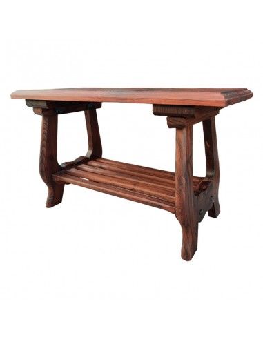 MESA AUXILIAR MADERA PINO ENCERADA 53x87