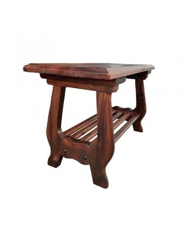 MESA AUXILIAR MADERA PINO ENCERADA 53x87