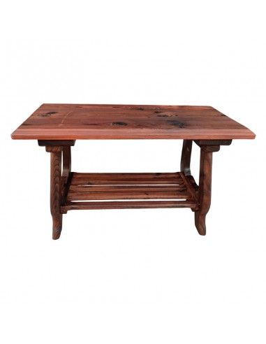 MESA AUXILIAR MADERA PINO ENCERADA 53x87