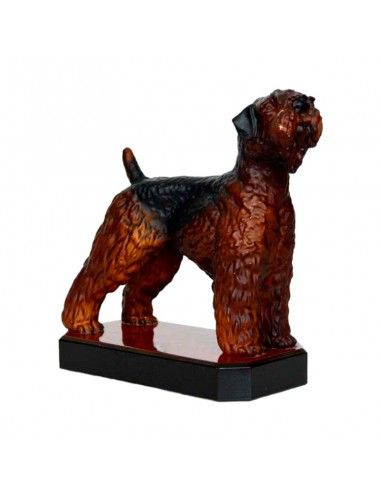 FIGURA PERRO RAZA AIREDALE TERRIER...