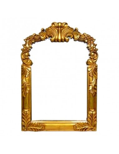 ESPEJO RESINA DORADO 115x79
