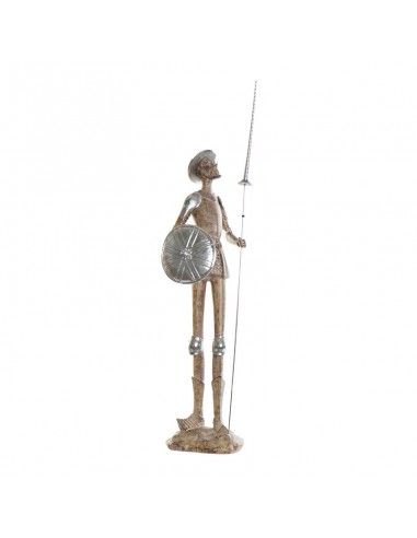 FIGURA DON QUIJOTE CON ESCUDO Y LANZA...