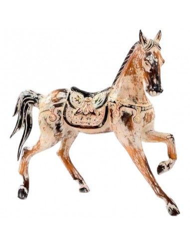 FIGURA CABALLO MADERA 43.5x52