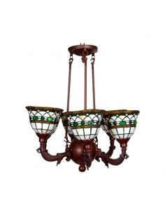 LAMPARA DE TECHO TIFFANY 6...