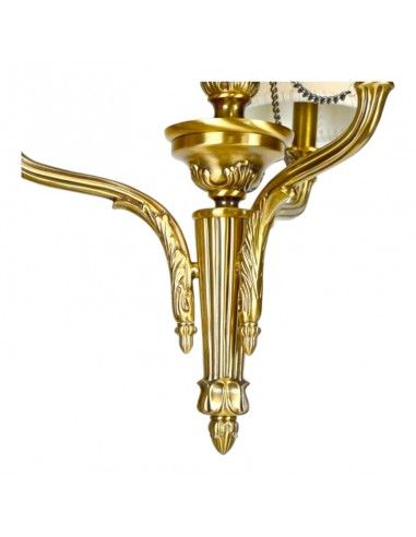 LAMPARA DE TECHO CLASICA BRONCE 3 LUCES