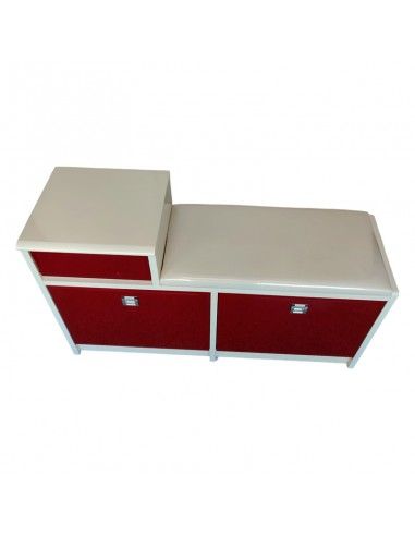 DESCALZADORA ZAPATERO BLANCO-ROJO 56x94