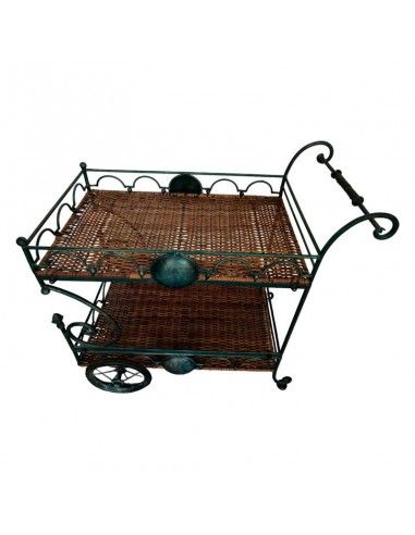 MESA CAMARERA CON RUEDAS 73x77