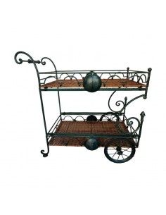 MESA CAMARERA CON RUEDAS 73x77