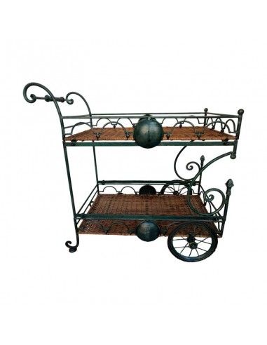 MESA CAMARERA CON RUEDAS 73x77