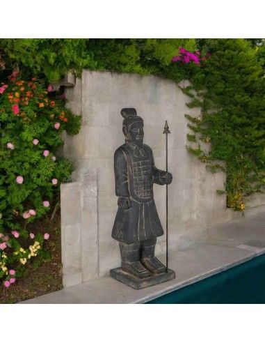 FIGURA GUERRERO DE XIAN GRIS 118x35