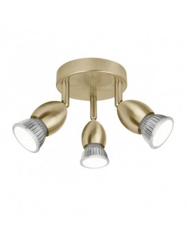 PLAFON 3L BALA CUERO 3 GU-10 12x28