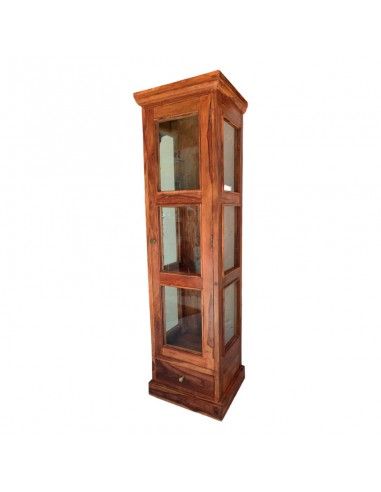 VITRINA MADERA-VIDRIO 180x51