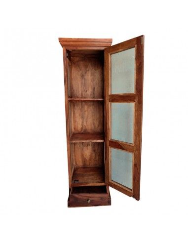 VITRINA MADERA-VIDRIO 180x51