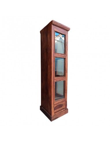 VITRINA MADERA-VIDRIO 180x51