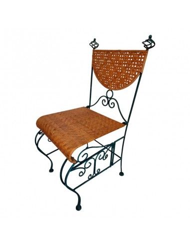 SILLA FORJA-RATAN 93x47 set de dos