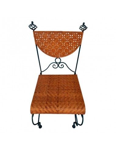 SILLA FORJA-RATAN 93x47 set de dos