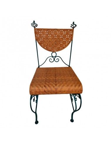 SILLA FORJA-RATAN 93x47 set de dos