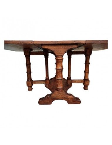 MESA CENTRO PLEGABLE MADERA 48x155
