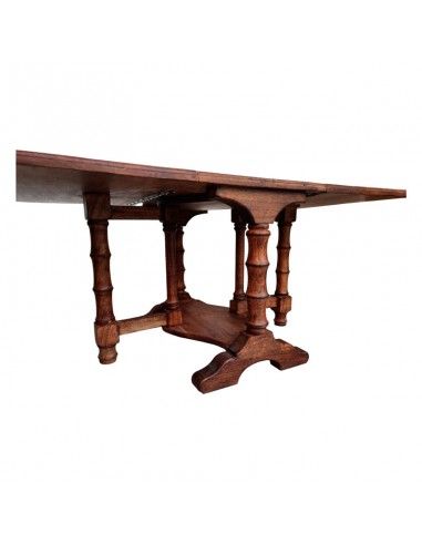 MESA CENTRO PLEGABLE MADERA 48x155