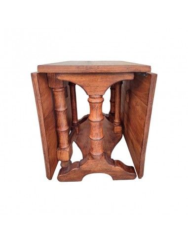 MESA CENTRO PLEGABLE MADERA 48x155