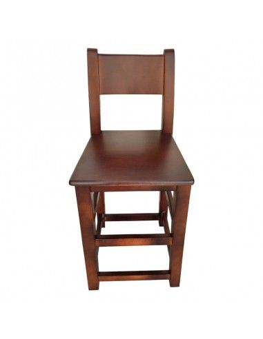 TABURETE ALTO MADERA NOGAL 89x36