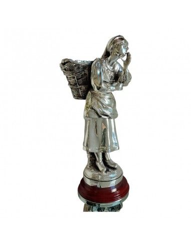 FIGURA CAMPESINA PLATA 61x27