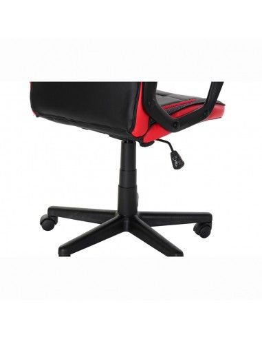 SILLA PU METALGAMER RUEDAS NEGRO 117x61