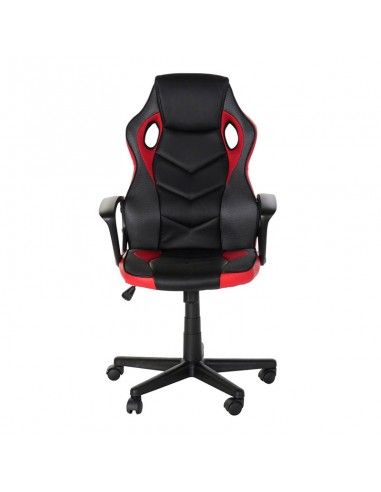 SILLA PU METALGAMER RUEDAS NEGRO 117x61